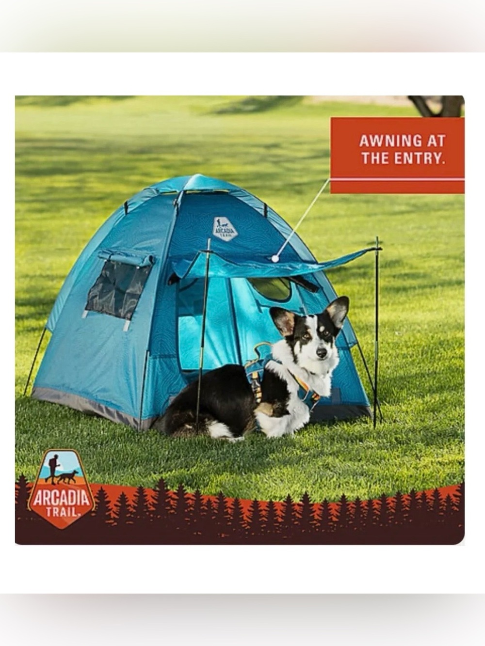 Blue Arcadia Trail Ultimate Shade Dog Tent